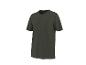 Dunkelgrünes kurzärmeliges Henley-T-Shirt für Herren