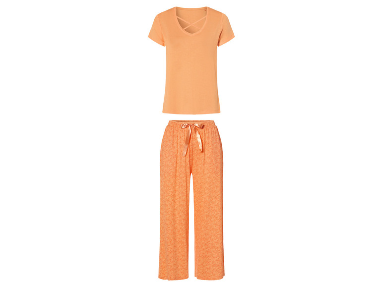 Gehe zu Vollbildansicht: esmara® Damen Pyjama in moderner 7/8-Culotte-Passform - Bild 2