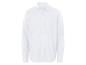 Weißes Langarmhemd.