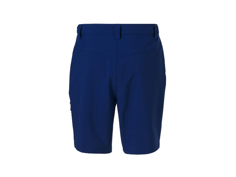 Herren-Sportshorts in Marineblau, Rückansicht