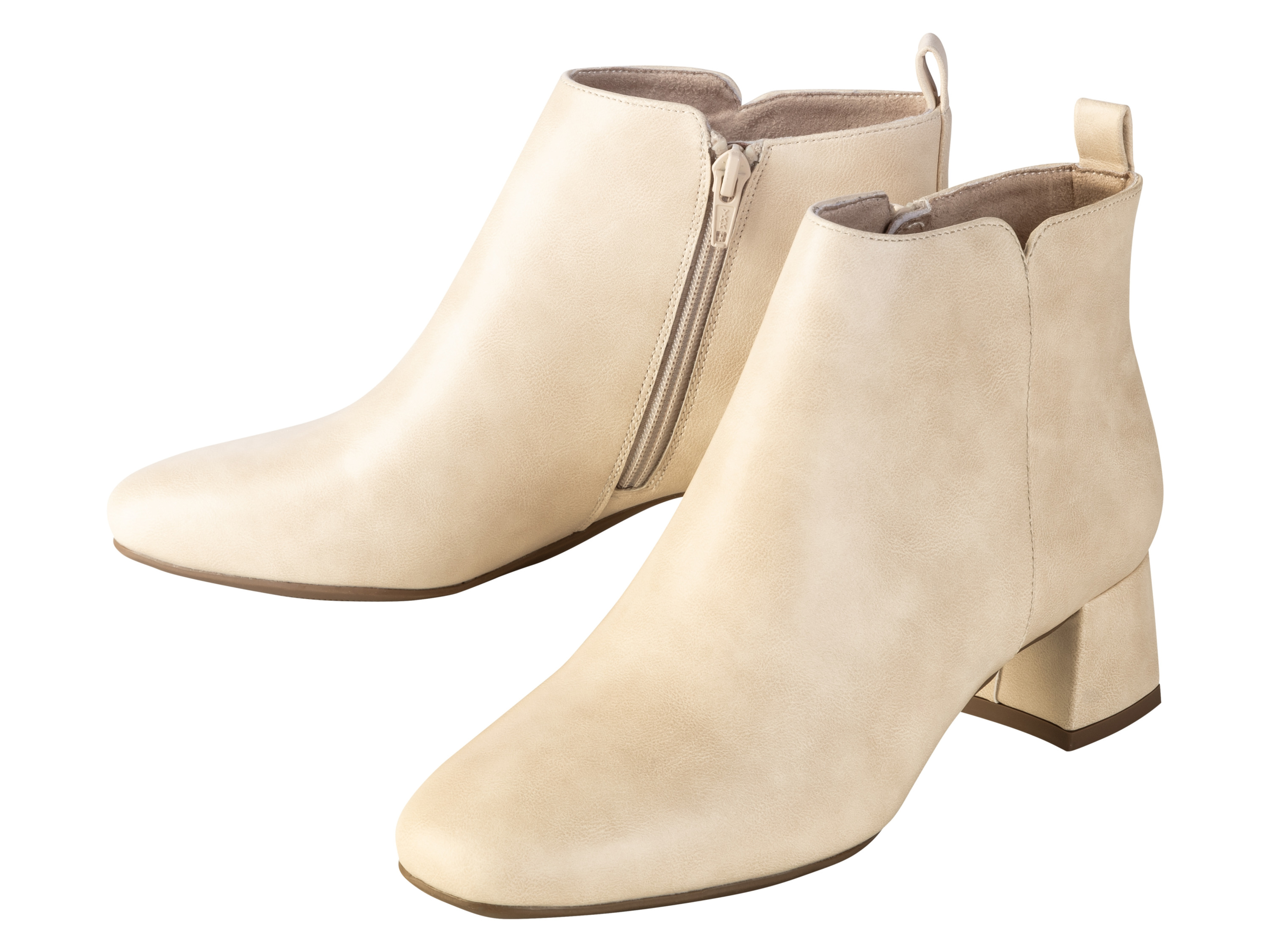 esmara® Damen Stiefelette (Beige, 38)““ | Futter- und Decksohle: Textil