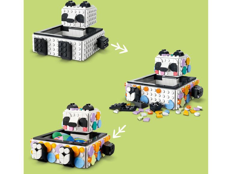 Gehe zu Vollbildansicht: LEGO® DOTs 41959 »Panda Ablageschale« - Bild 4