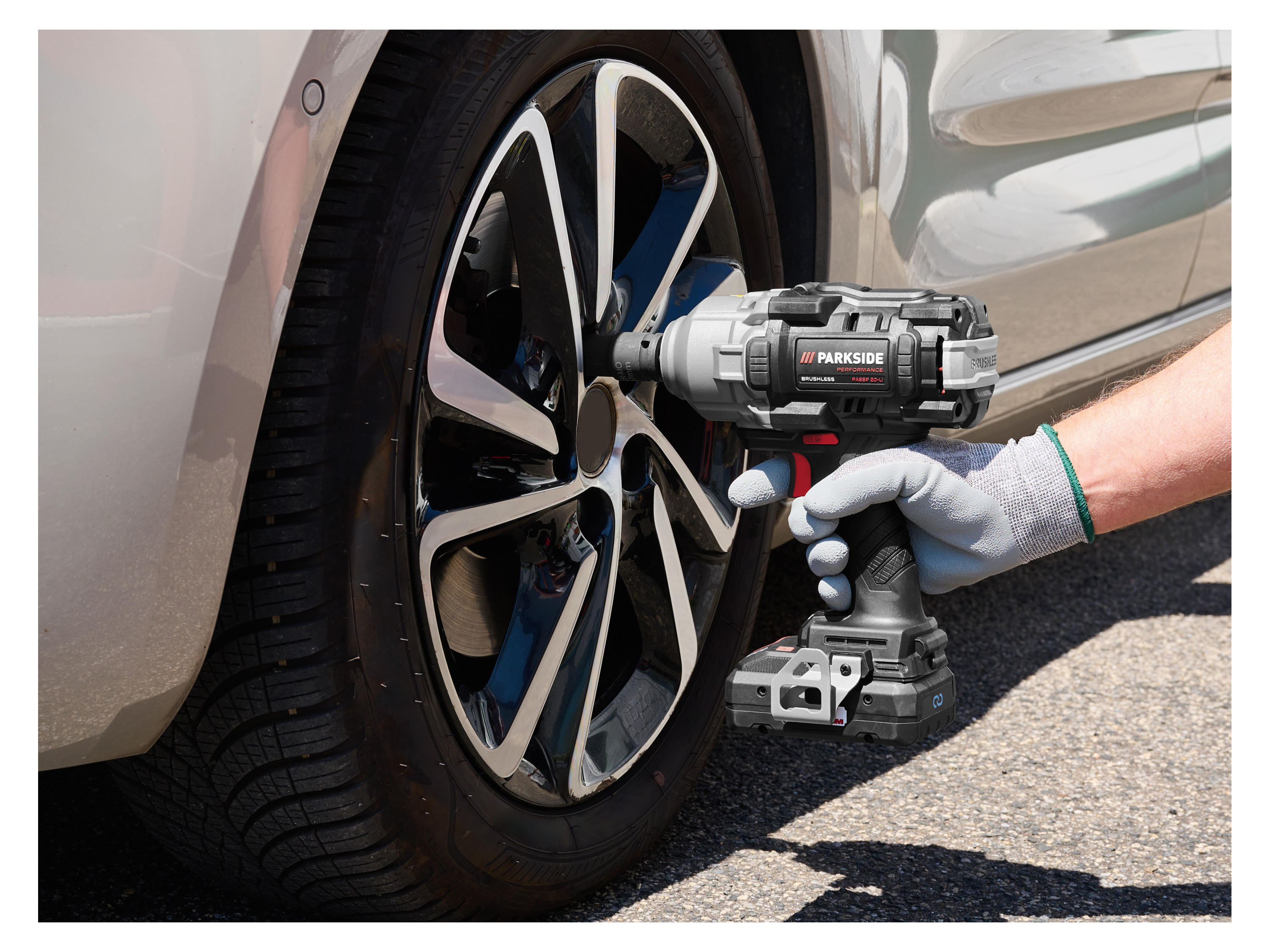 Thumbnail - PARKSIDE PERFORMANCE® 20 V Akku-Drehschlagschrauber »PASSP 20-Li C4«, mit Akku und Ladegerät