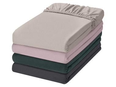 LIVARNO® Jersey-Spannbettlaken, 140-160 x 200 cm