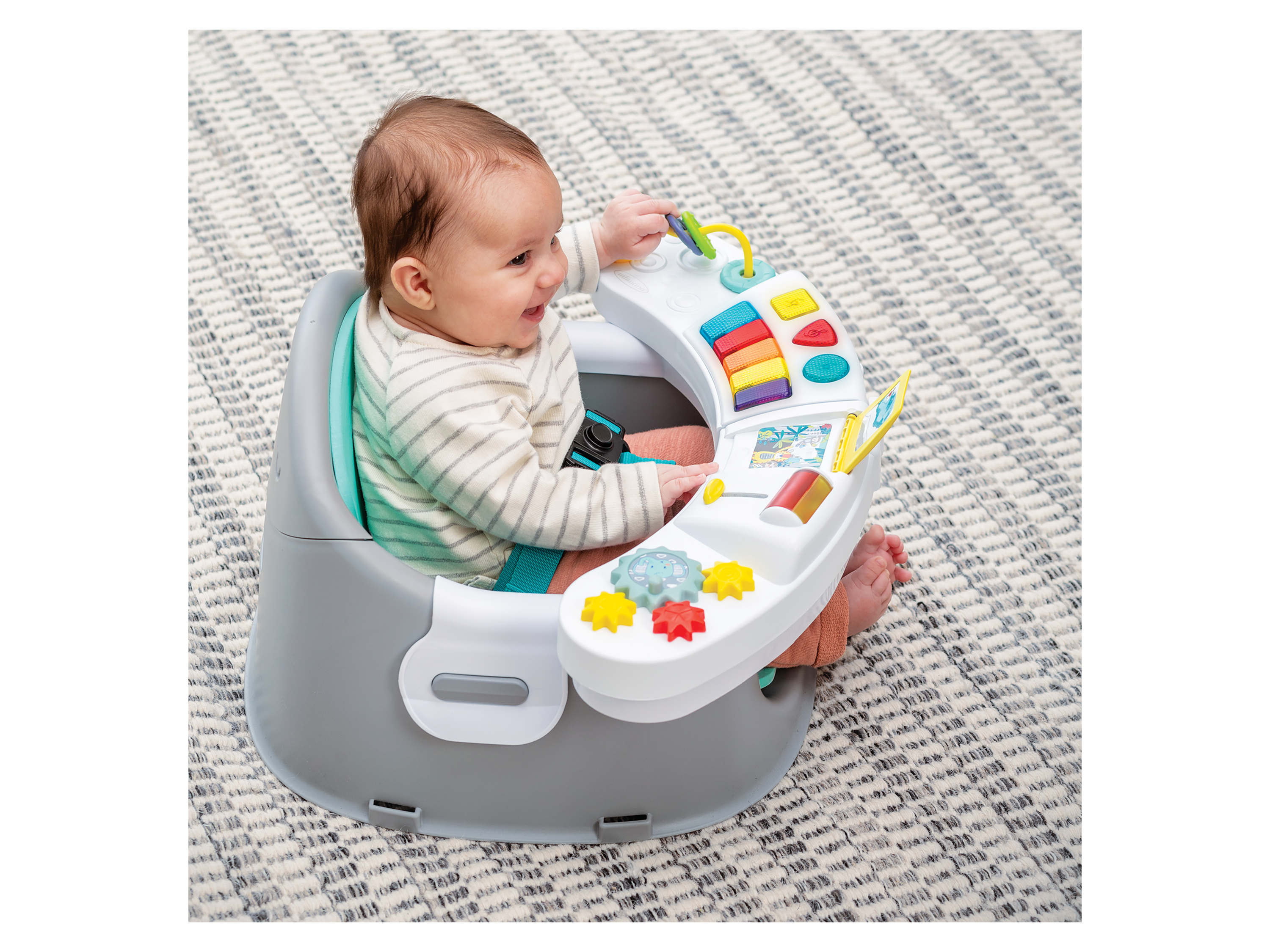 Thumbnail - Infantino Musik & Lichter 3-in-1-Entdeckungssitz & Booster