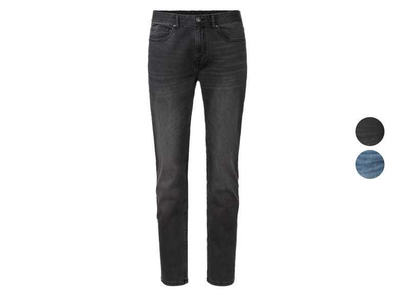 Gehe zu Vollbildansicht: LIVERGY® Herren Jeans, Slim Fit, mit Baumwolle - Bild 1