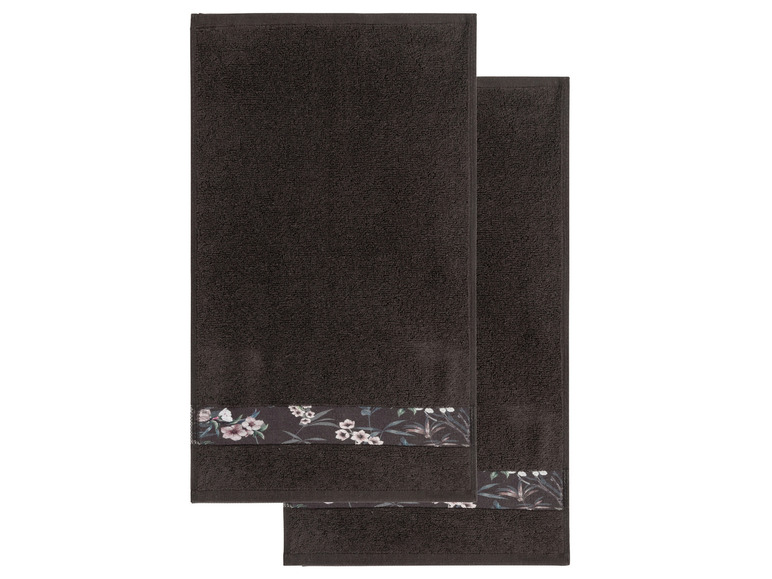 Frottier-Handtücher, 2 Stück, 50 x 100 cm