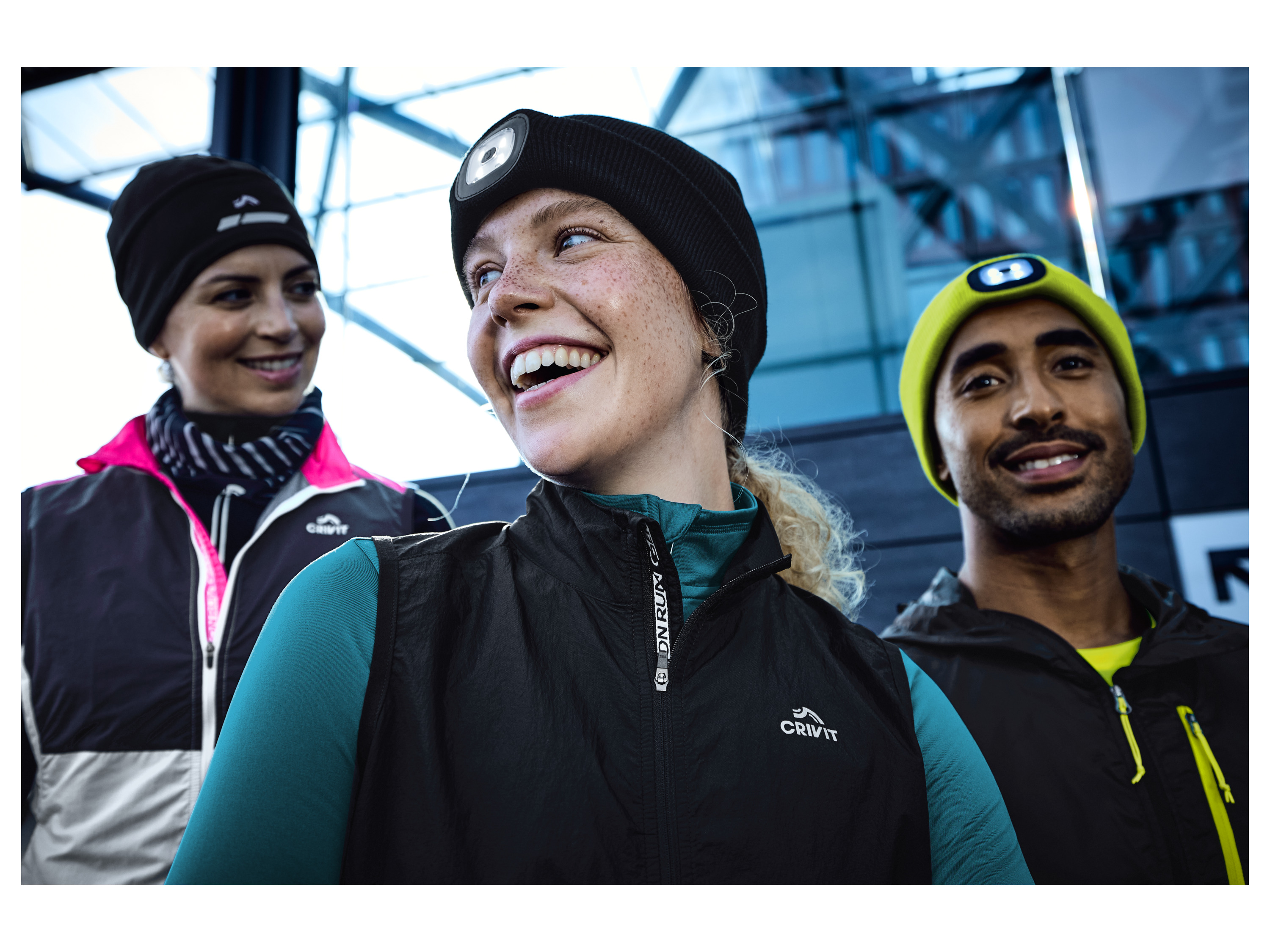 Thumbnail - CRIVIT Strickmütze (Schwarz, S/M)