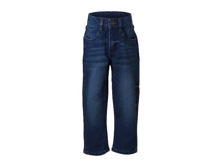 LUPILU® Kleinkinder Jeans Loose Fit Thermo in Dunkelblau