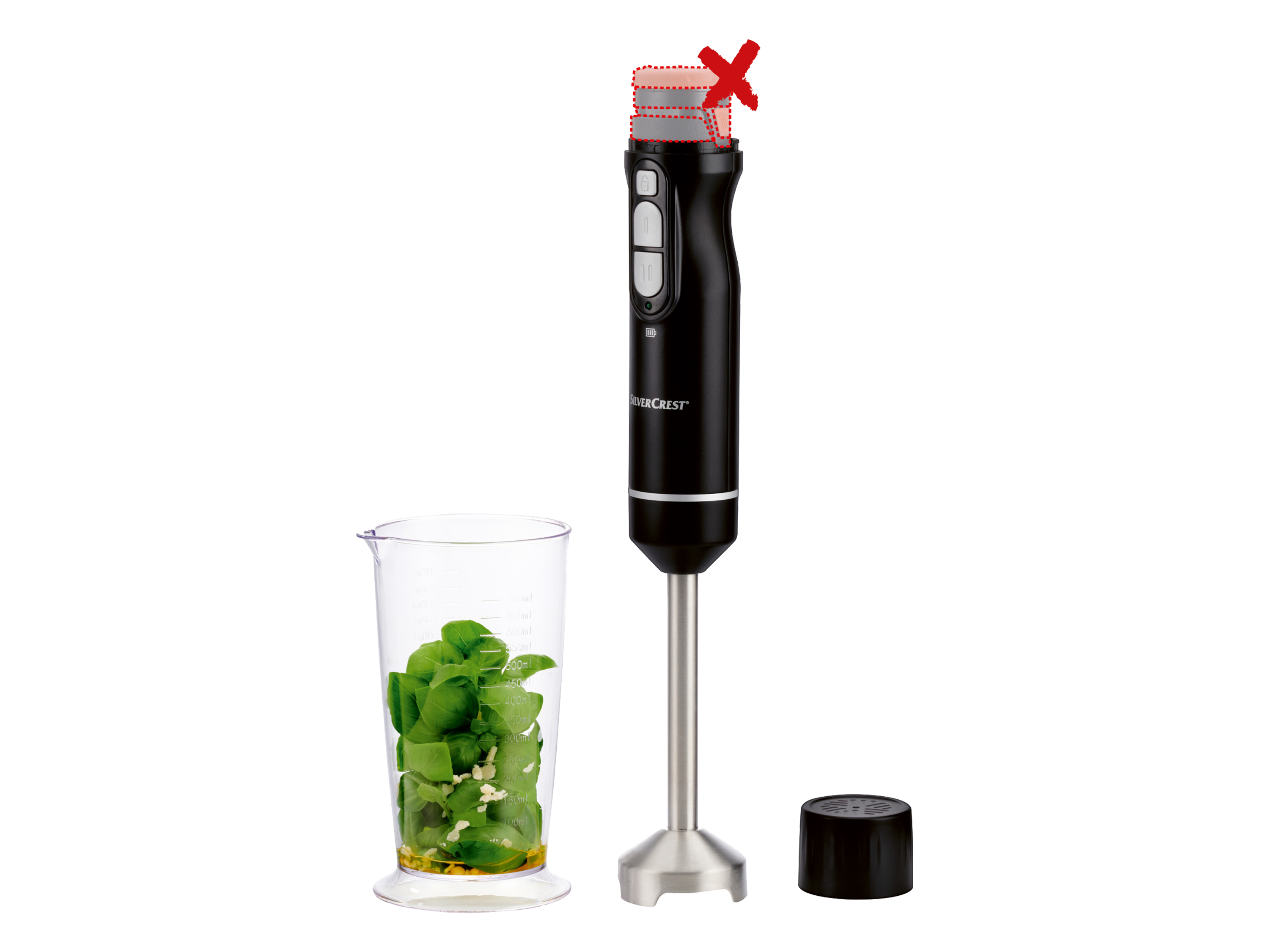 SILVERCREST® KITCHEN TOOLS 12V-Akku-Stabmixer SSMA 12 A1, inkl. Messbecher""