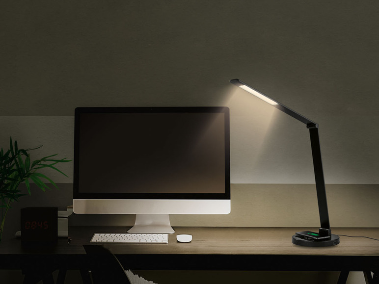 Gehe zu Vollbildansicht: LIVARNO home LED-Tischleuchte, mit induktiver Ladefläche, 6,2 W - Bild 16