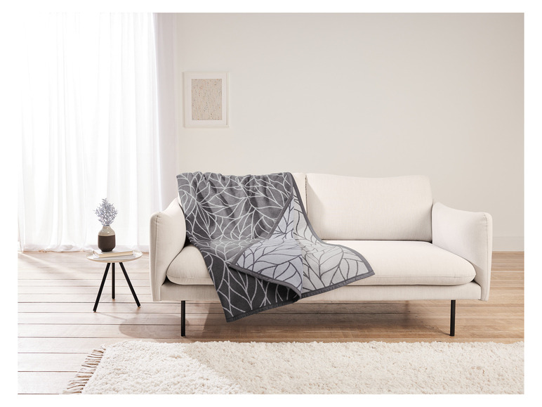 Gehe zu Vollbildansicht: LIVARNO home Wohndecke, mit Baumwolle, 150 x 200 cm - Bild 3