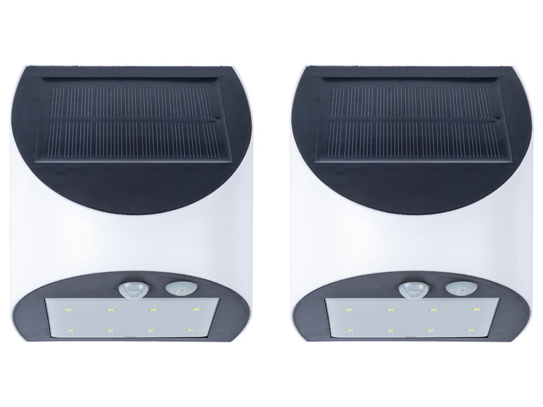 Gehe zu Vollbildansicht: LIVARNO home LED Solarleuchte, mit Bewegungsmelder, 2er Set - Bild 2