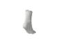 Weißer Socken mit einem rosa Herz an der Ferse.