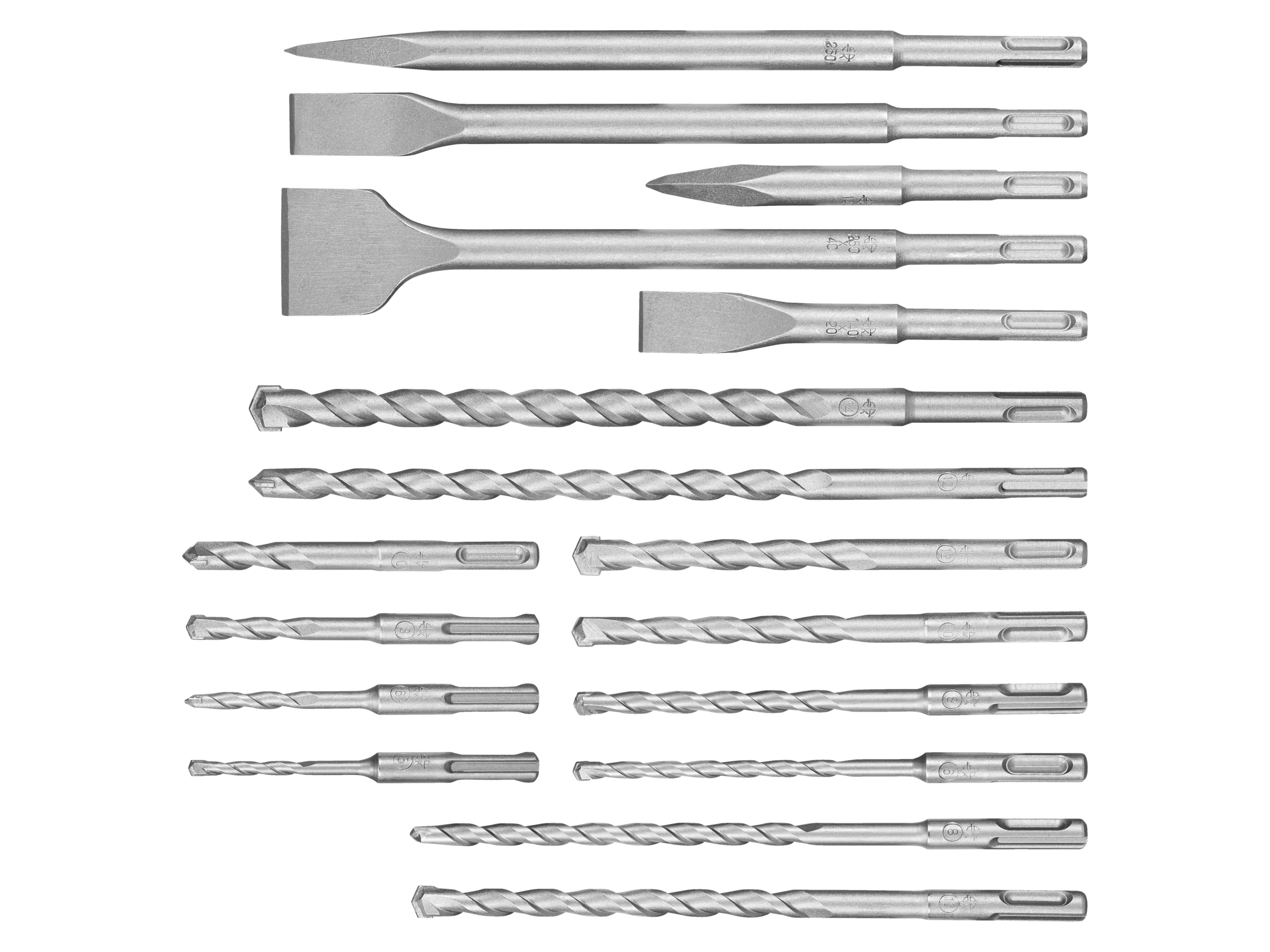 Thumbnail - PARKSIDE® SDS-Plus Bohrer- und Meißel-Set »PBMS 17 A1«, 17-teilig
