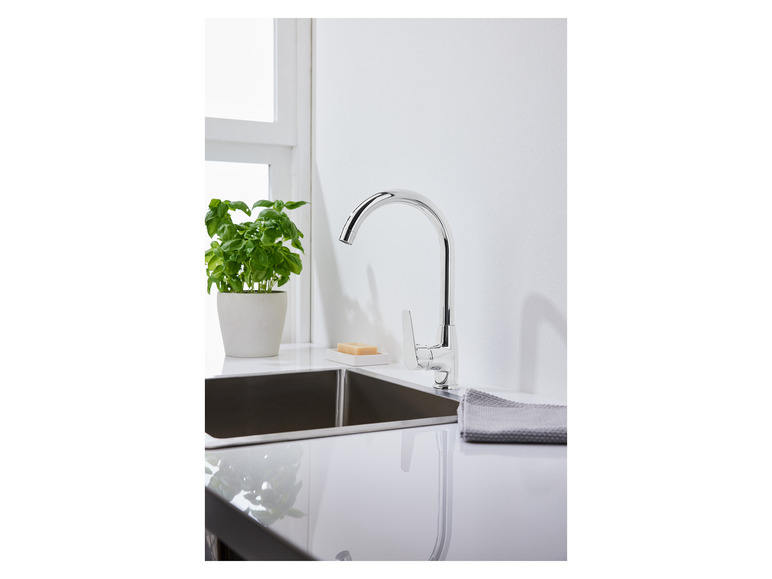 Gehe zu Vollbildansicht: LIVARNO home Küchenarmatur, mit Eco-Click-Wassersparfunktion - Bild 4