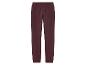 Bordeauxrote Jogginghose mit Gummizug.