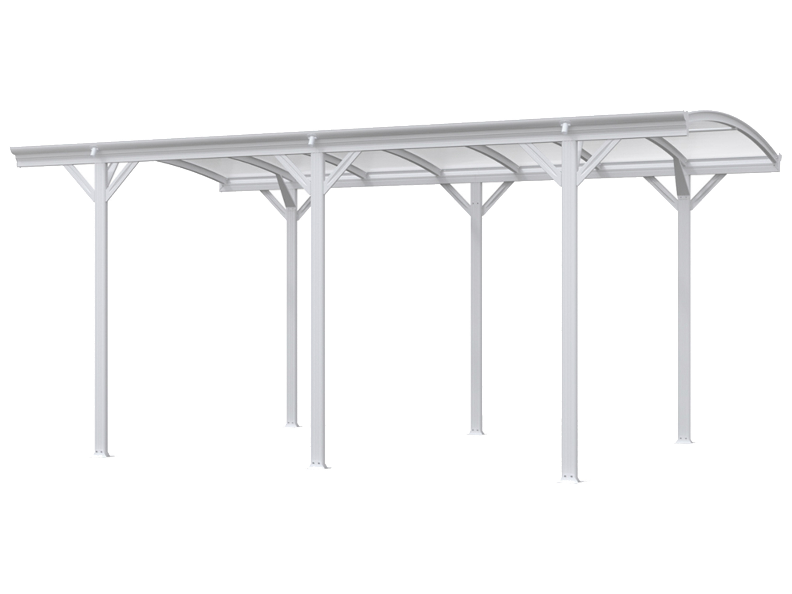 HOME DELUXE Design Carport »FALO« (505 x 303 cm, weiß)