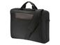 Eine schwarze Everki Laptop- und Umhängetasche.