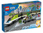 LEGO City Zugset mit grünem Personenwagen, Schienen und Fernbedienung