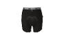 Schwarze Radhose mit Polsterung und grauem Bund
