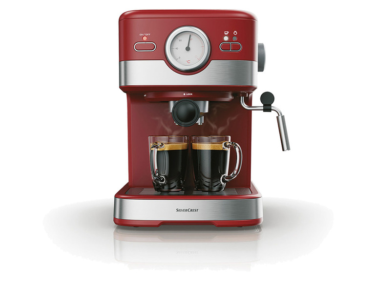 Gehe zu Vollbildansicht: SILVERCREST® Siebträger-Espressomaschine »SEM 1100 C4«, 1100 W - Bild 3