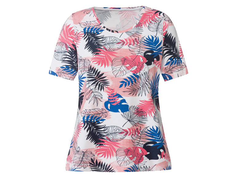Gehe zu Vollbildansicht: esmara Damen T-Shirt, 2 Stück, mit hohem Baumwollanteil - Bild 3