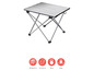 Klappbarer Campingtisch aus Aluminium.
