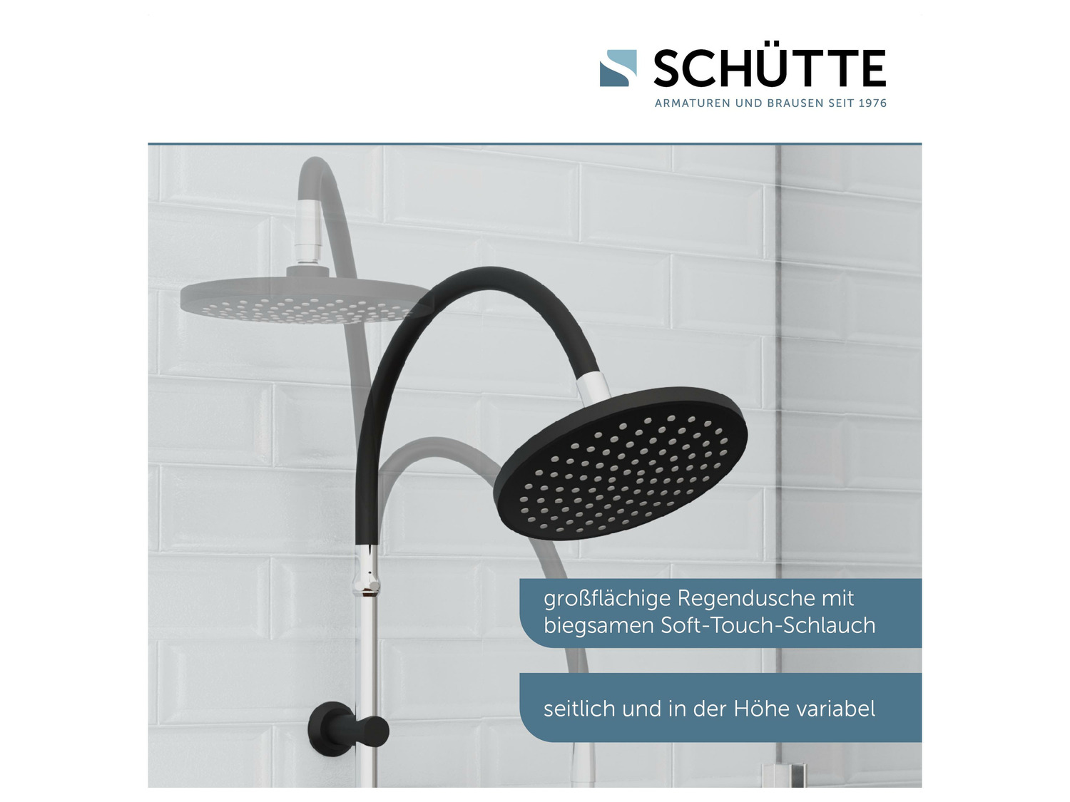 »MATAO Duschsystem Regendusc… bewegliche RAIN«, Schütte