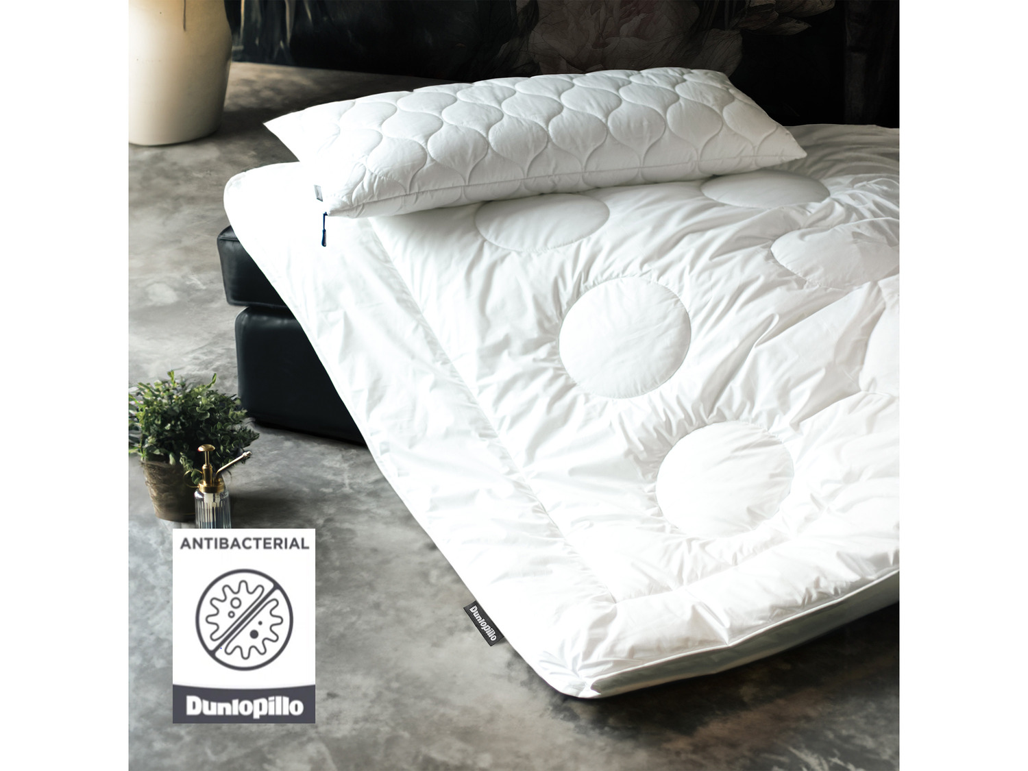 Elegantes Dunlopillo Steppbett 155x220 Fotos