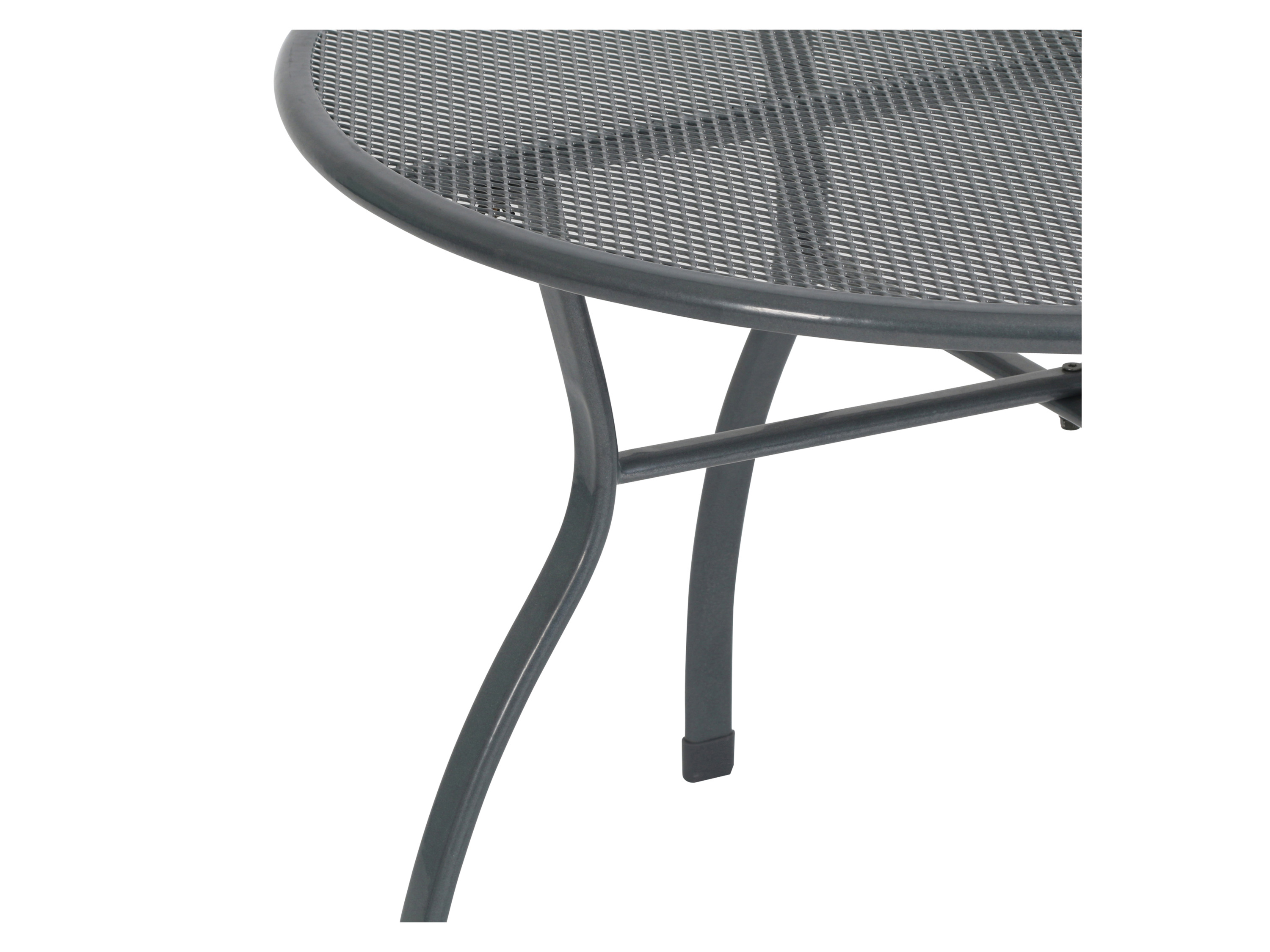 Thumbnail - Greemotion Gartentischgruppe Toulouse (Tisch + 4 Stapelstühle, Ø100 x 74 cm)