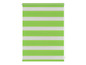 Grünes Rollrollo mit Streifen