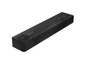 Eine schwarze Soundbar mit Dolby Atmos von Sharp.