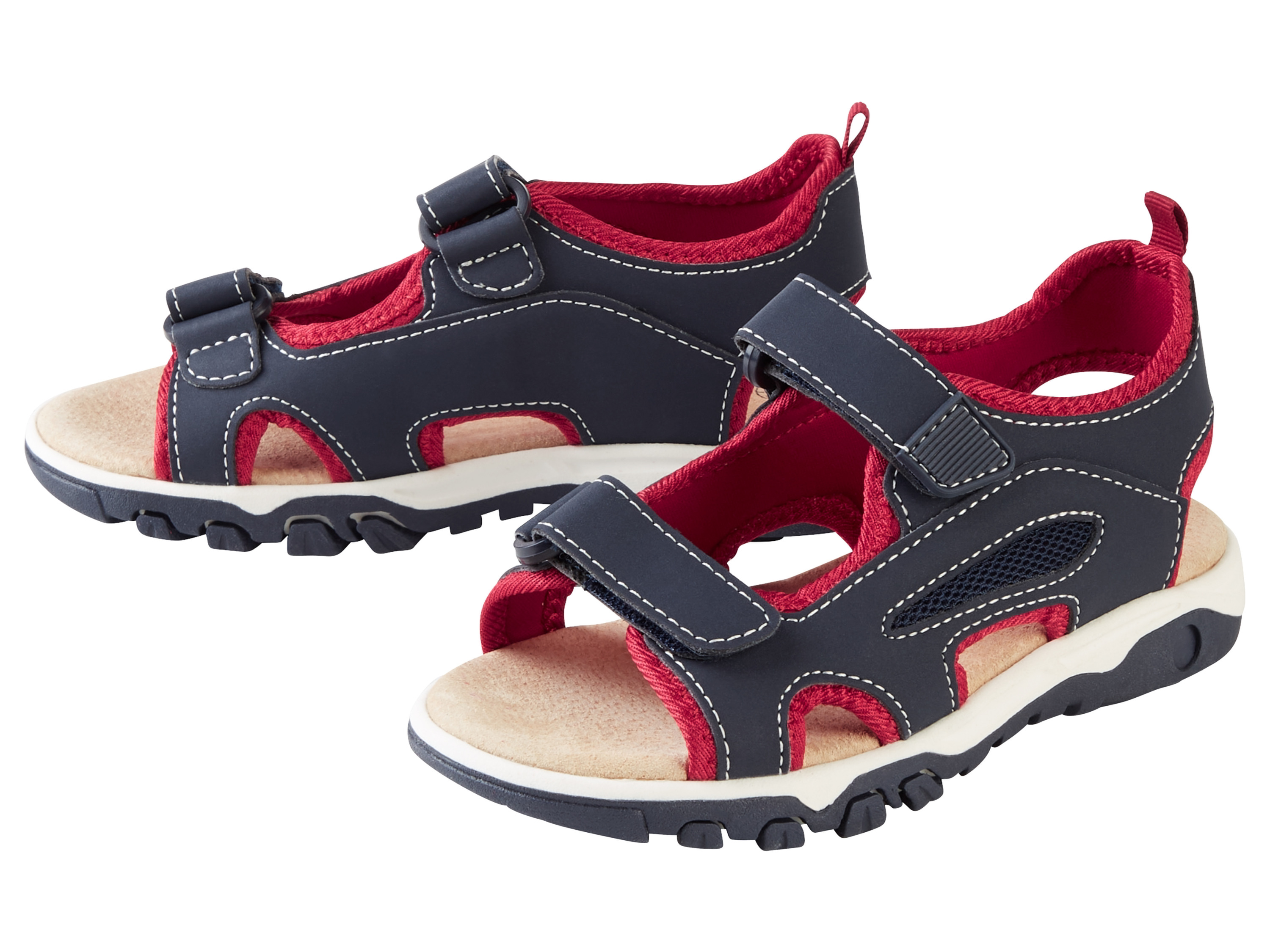 pepperts!® Kinder Jungen Mädchen Sandale (Navy, 37)““ | Futtersohle: Textil