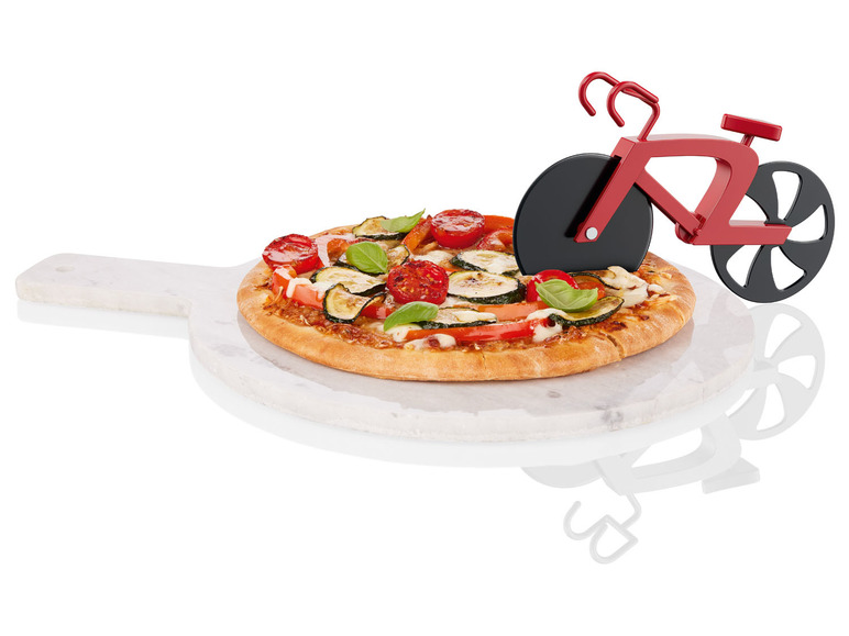 Gehe zu Vollbildansicht: ERNESTO® Edelstahl Pizzaschere / -fahrrad / -messer - Bild 8