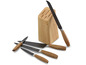 Echtwerk Messerset mit Holzblock