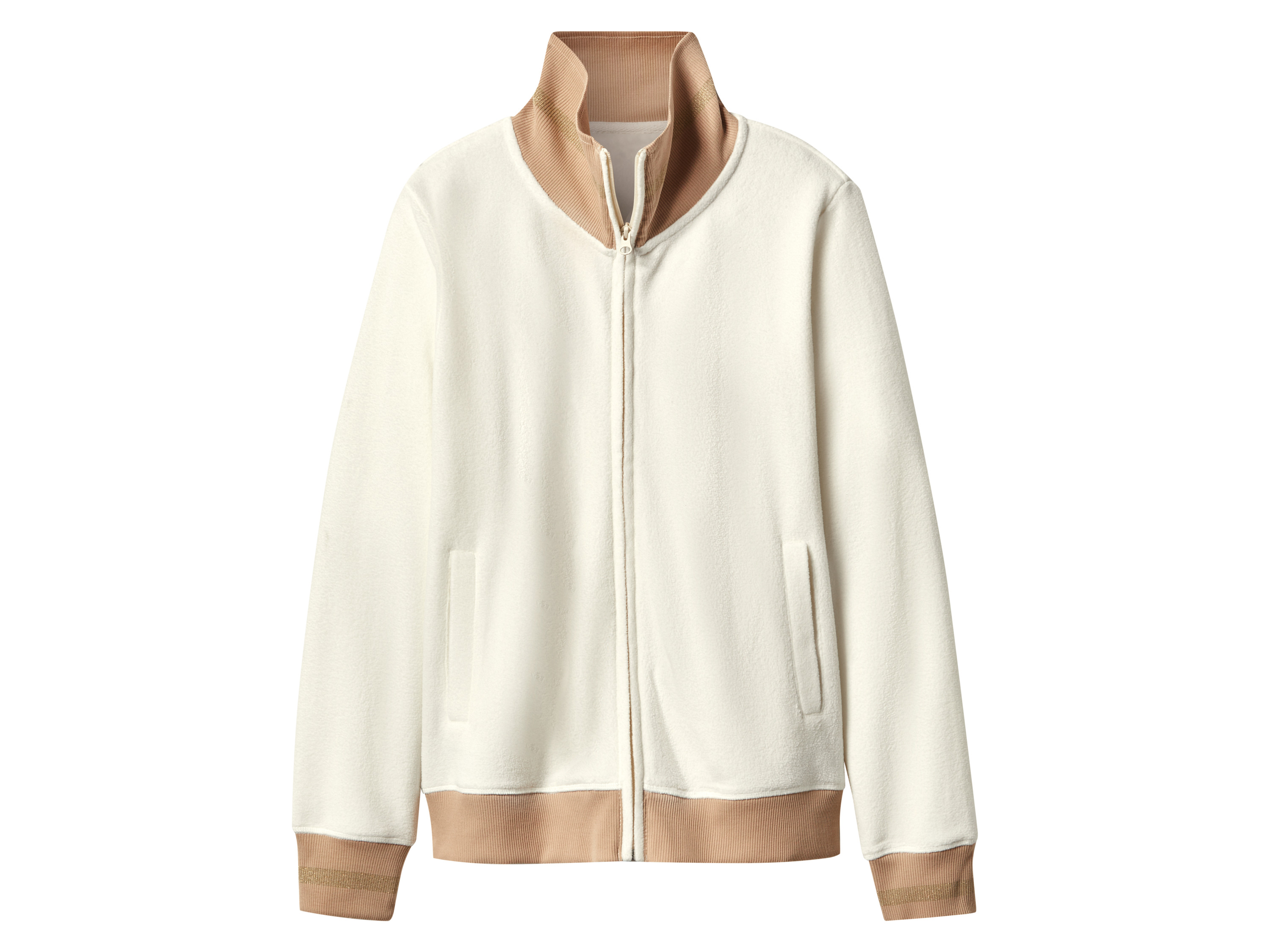 Thumbnail - esmara® Damen Fleece-Wellnessanzug, Fleece-Wellnessanzug (Weiß, XS(32/34))