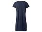 Ein dunkelblaues T-Shirt-Kleid.