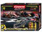 Carrera GO!!! Champions Racing Autorennbahn-Set Verpackung mit Ferrari und Red Bull F1-Autos.