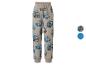 Beige Kinder-Jogginghose mit Rettungsfahrzeug-Print und „TO THE RESCUE“-Schriftzug.
