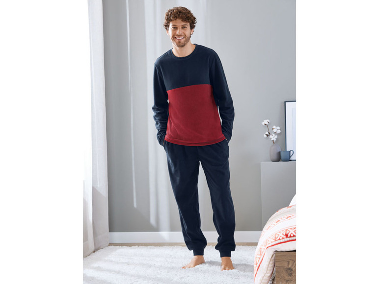 Gehe zu Vollbildansicht: LIVERGY® Herren Pyjama, wärmende Fleece-Qualität - Bild 21