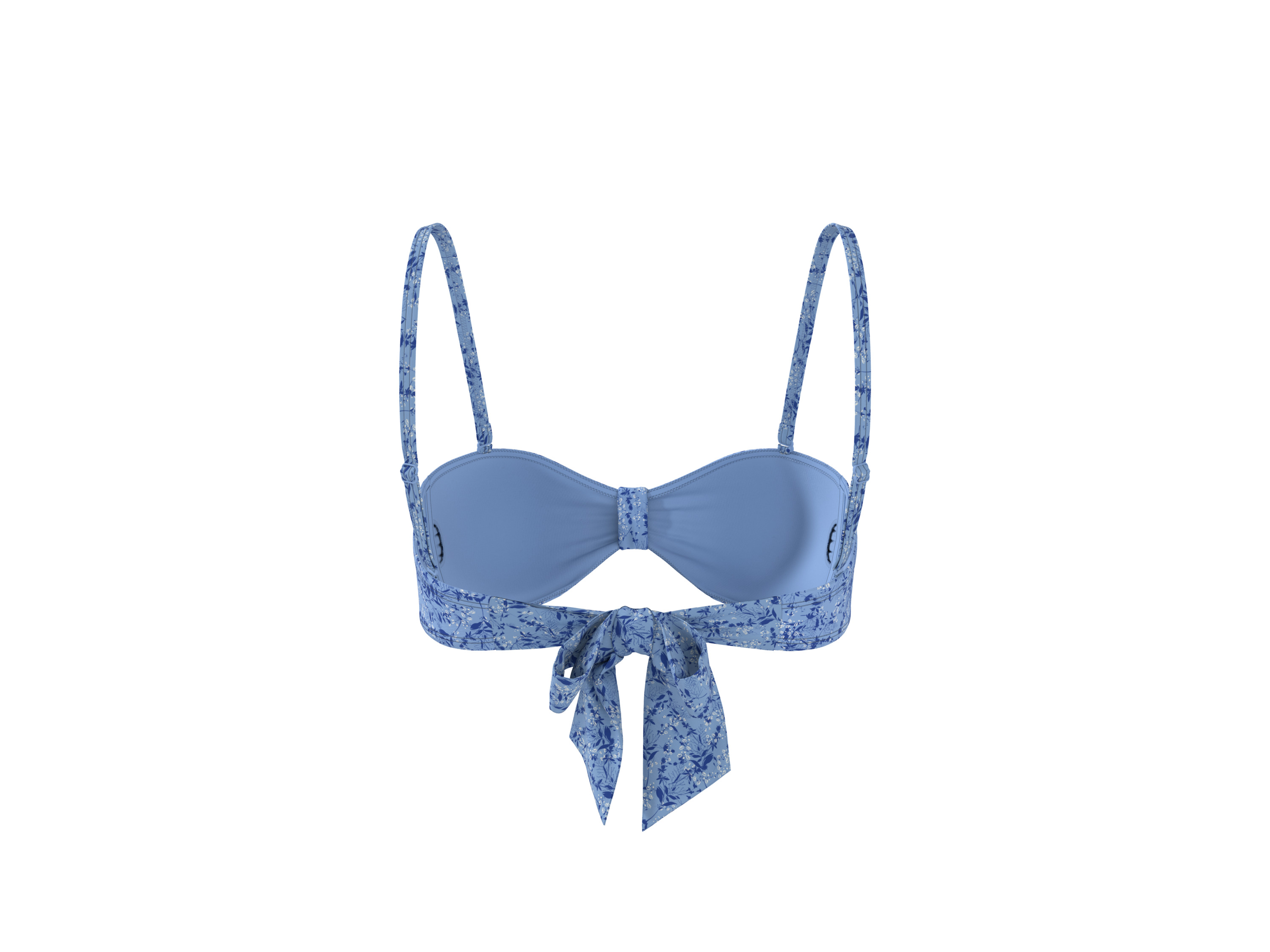 CRIVIT Damen Bikini-Oberteil / Bikini-Unterteil / Bandeau-Bikini-Oberteil (Hellblau, M(40/42)) – Bild 3 von 3