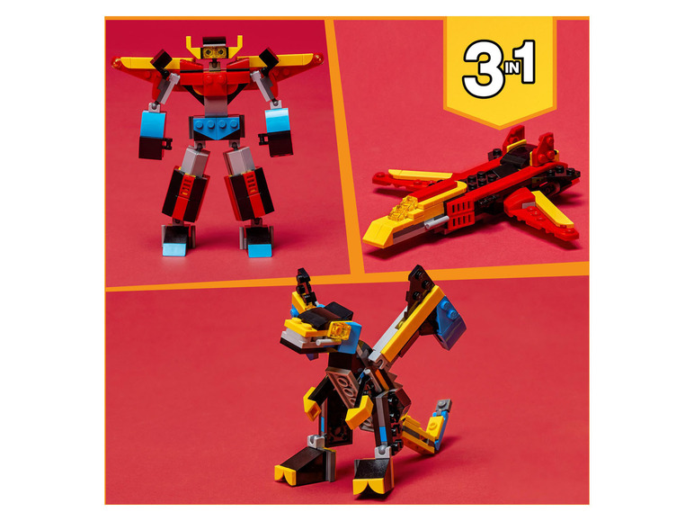 Gehe zu Vollbildansicht: LEGO® Creator 31124 »Super-Mech« - Bild 6