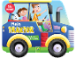 Kinderbuch in Traktorform mit dem Text „Mein Traktor“, für 18+ Monate.