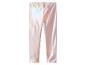Ein Paar glänzende rosa Leggings für Kinder.
