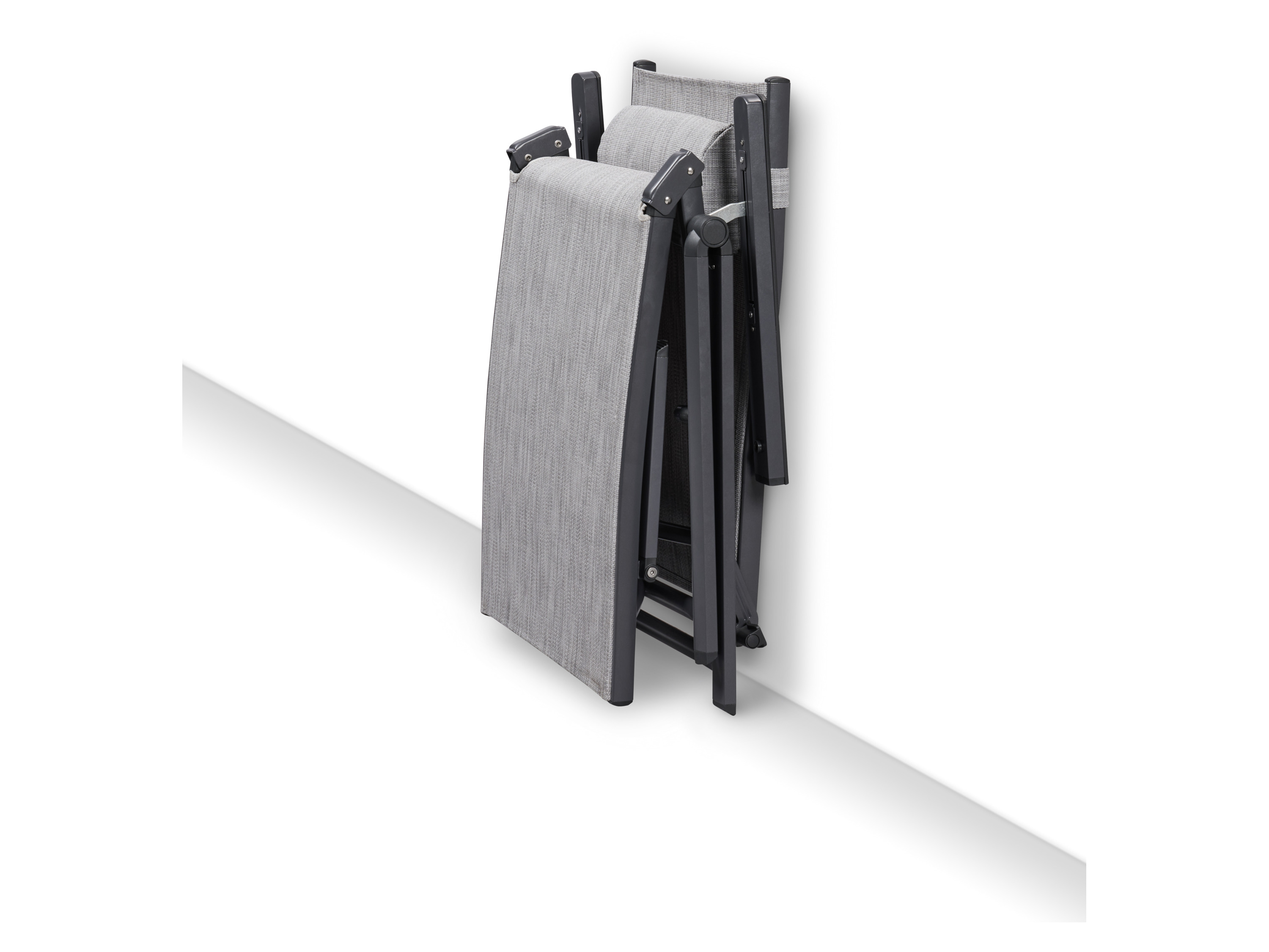 LIVARNO® Alu-Liegestuhl »Houston«, hellgrau-meliert 2