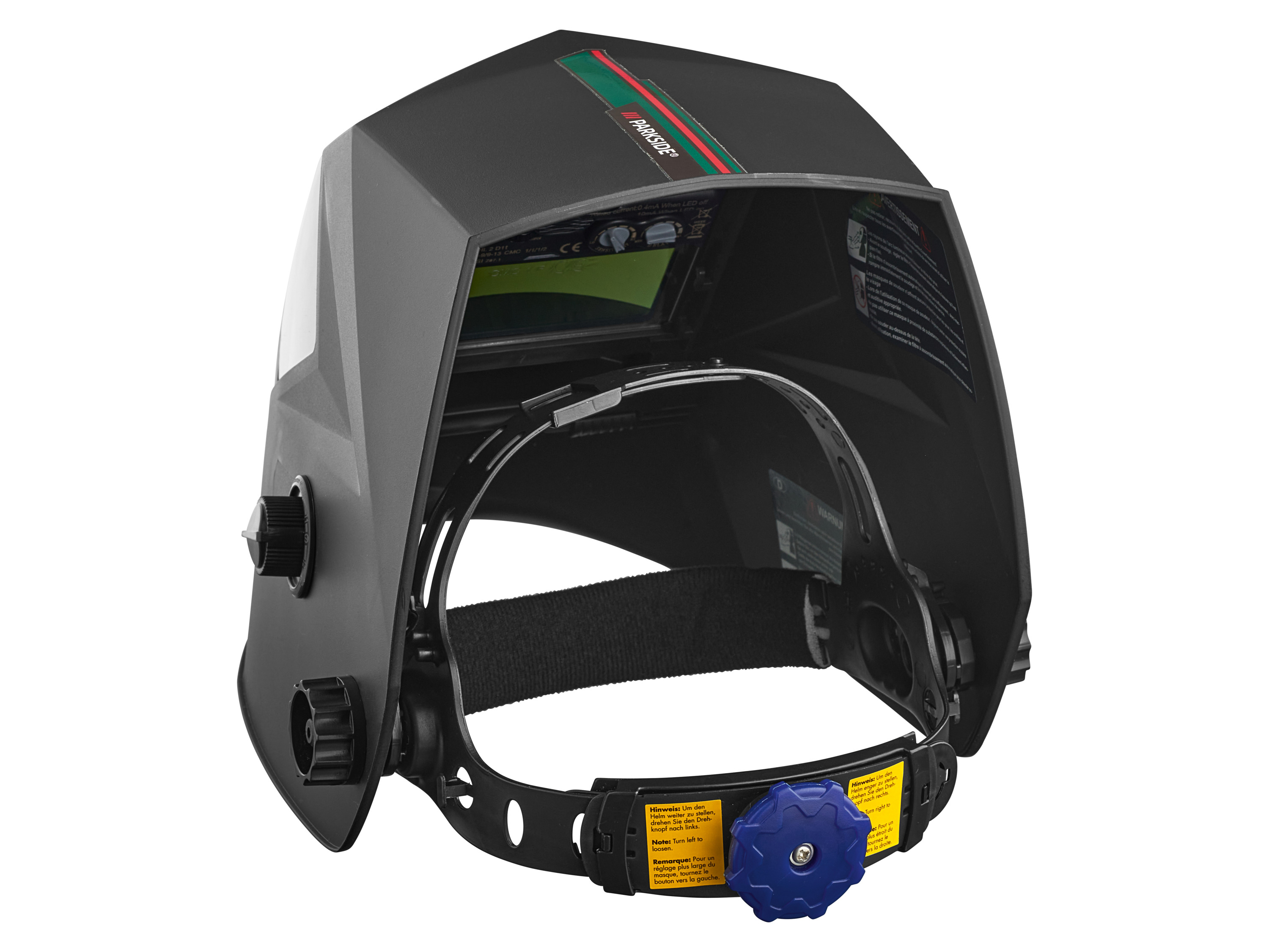 PARKSIDE® Schweißhelm Automatik mit LED PSHL 2 D1 (Schwarz) – Bild 4 von 4