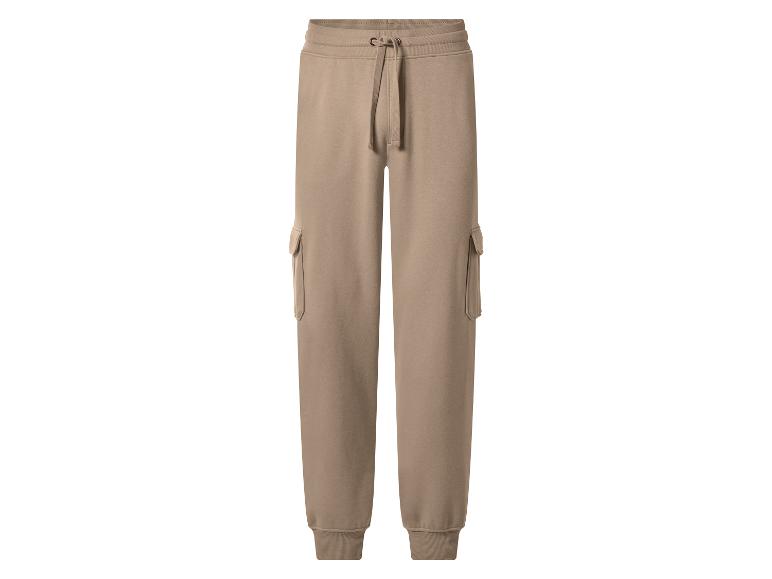 Beige Jogginghose mit Taschen