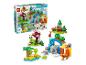 LEGO Duplo 3-in-1 Wildtierfamilien-Set mit Figuren und Landschaften.