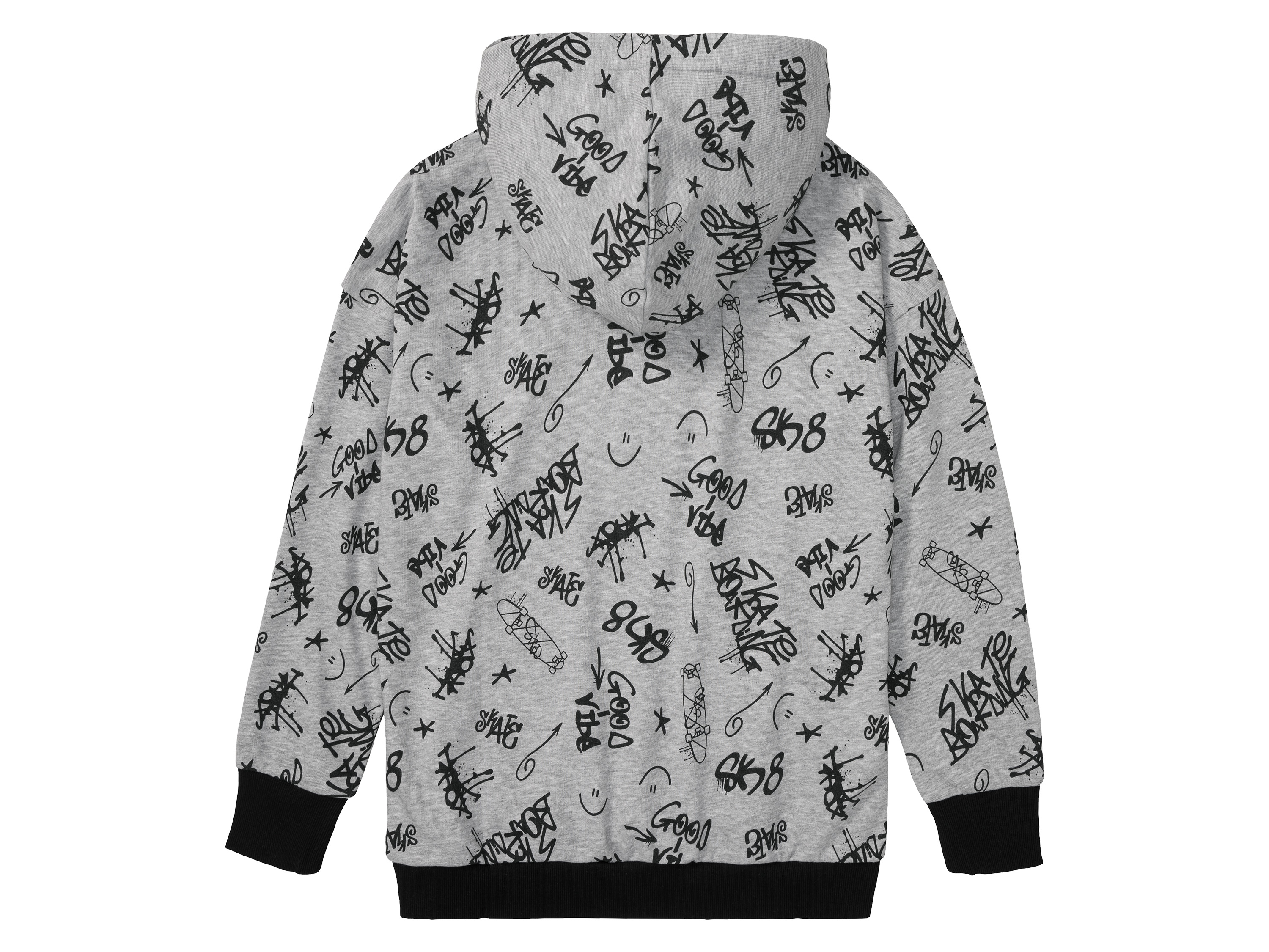 Thumbnail - pepperts!® Kinder Jungs Sweathoodie (Grau, 158/164)